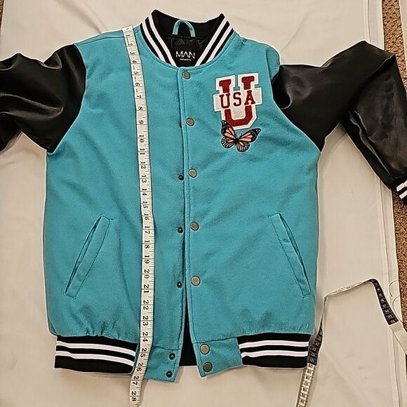 BOOHOOMAN COLLAB VARSITY JACKET size small - Picture 5 of 9